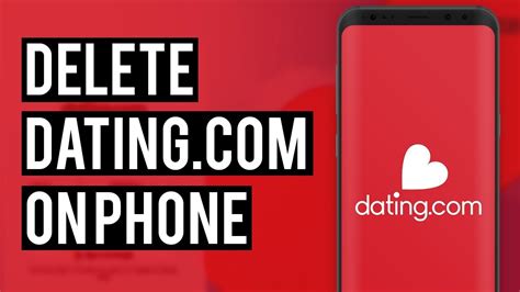 how to delete dating app account